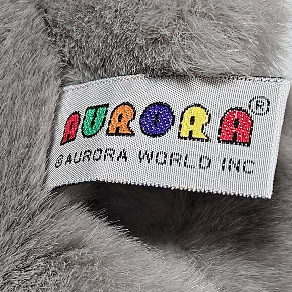 Aurora Hippo 13 inch Plush Hippopotamus Stuffed Animal Toy Soft Cuddly Gray - Picture 6 of 7